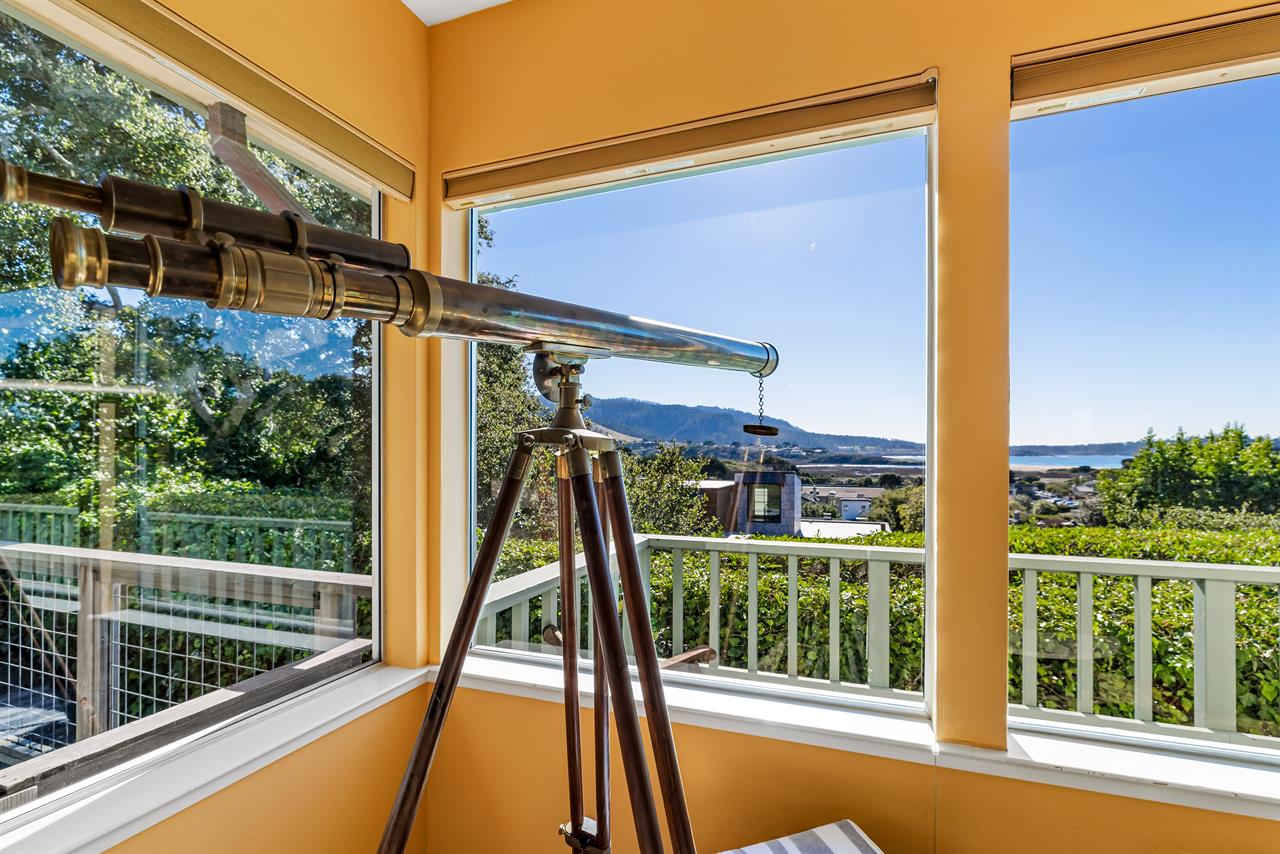 Living Room, Ocean View, Telescope
