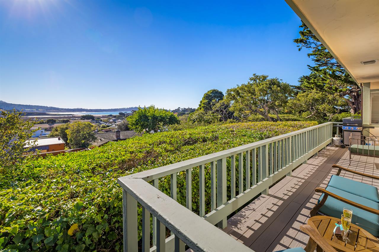 Ocean Facing Deck, View of Point Lobos