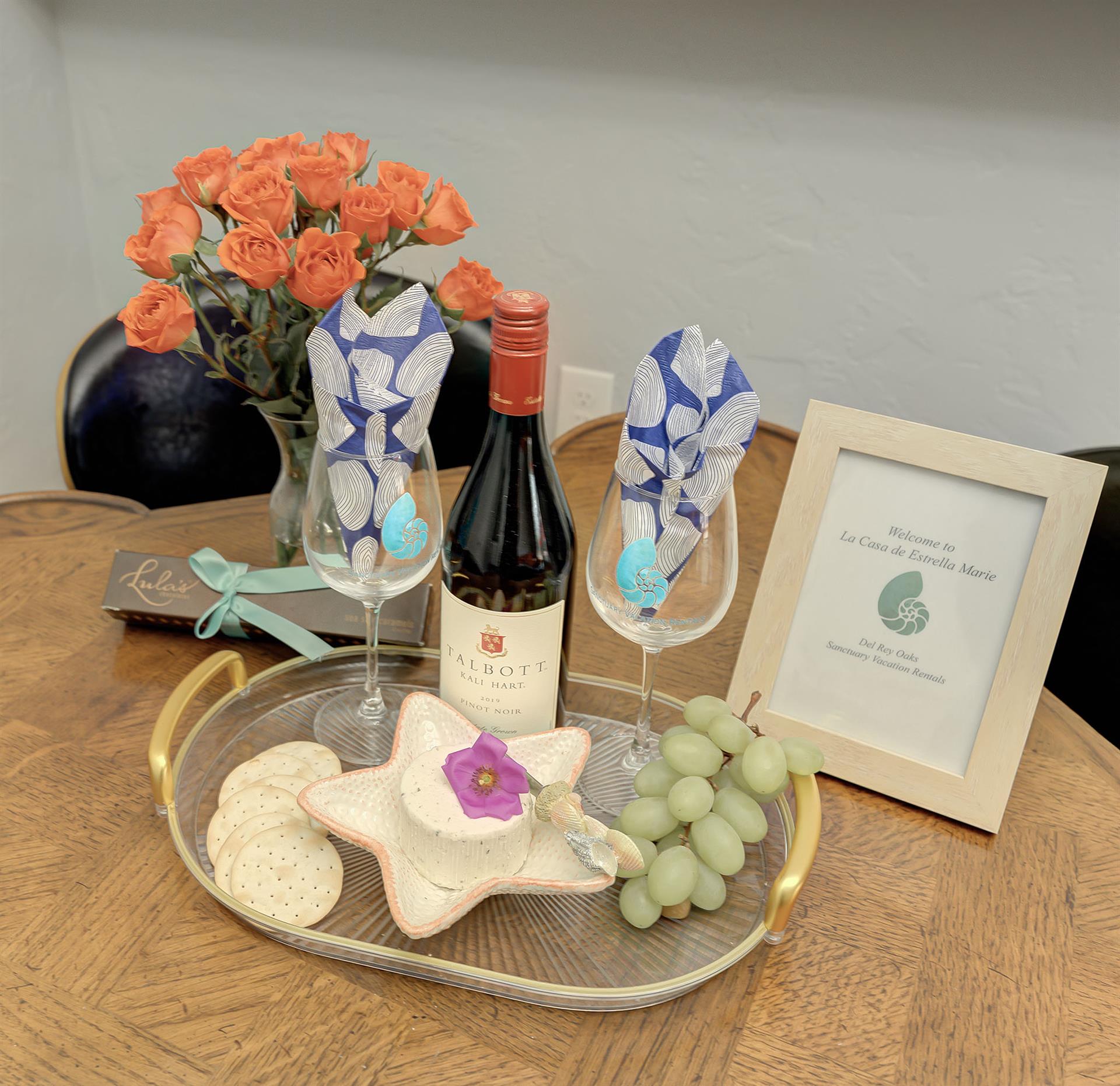Wine and Cheese to Welcome You