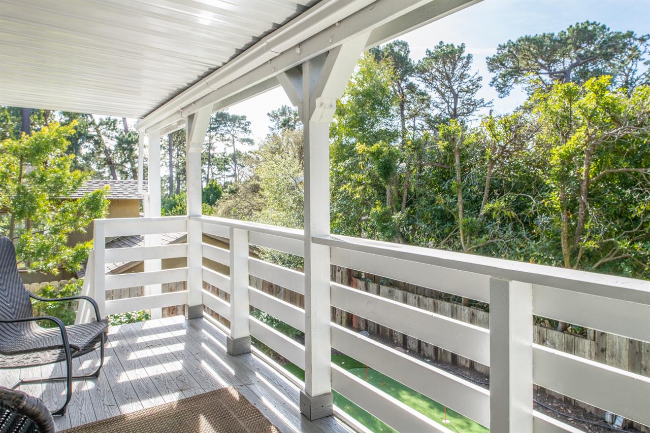 Bedroom 1 has a Private Balcony with Back Yard Access