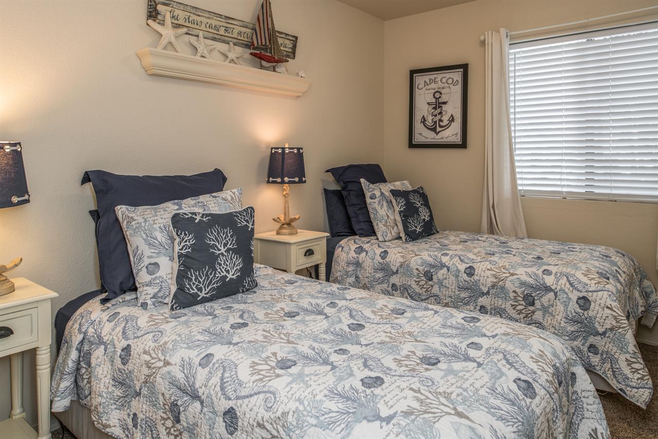 Bedroom 3, Two Twin Beds, On Lower Level