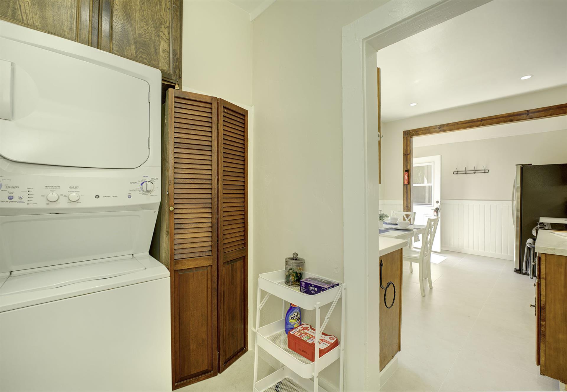 Convenient Laundry Area