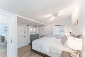 The Bedroom Opens to the Back Patio