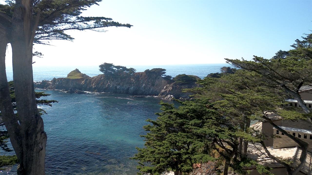 Serene View of a Nearby Cove