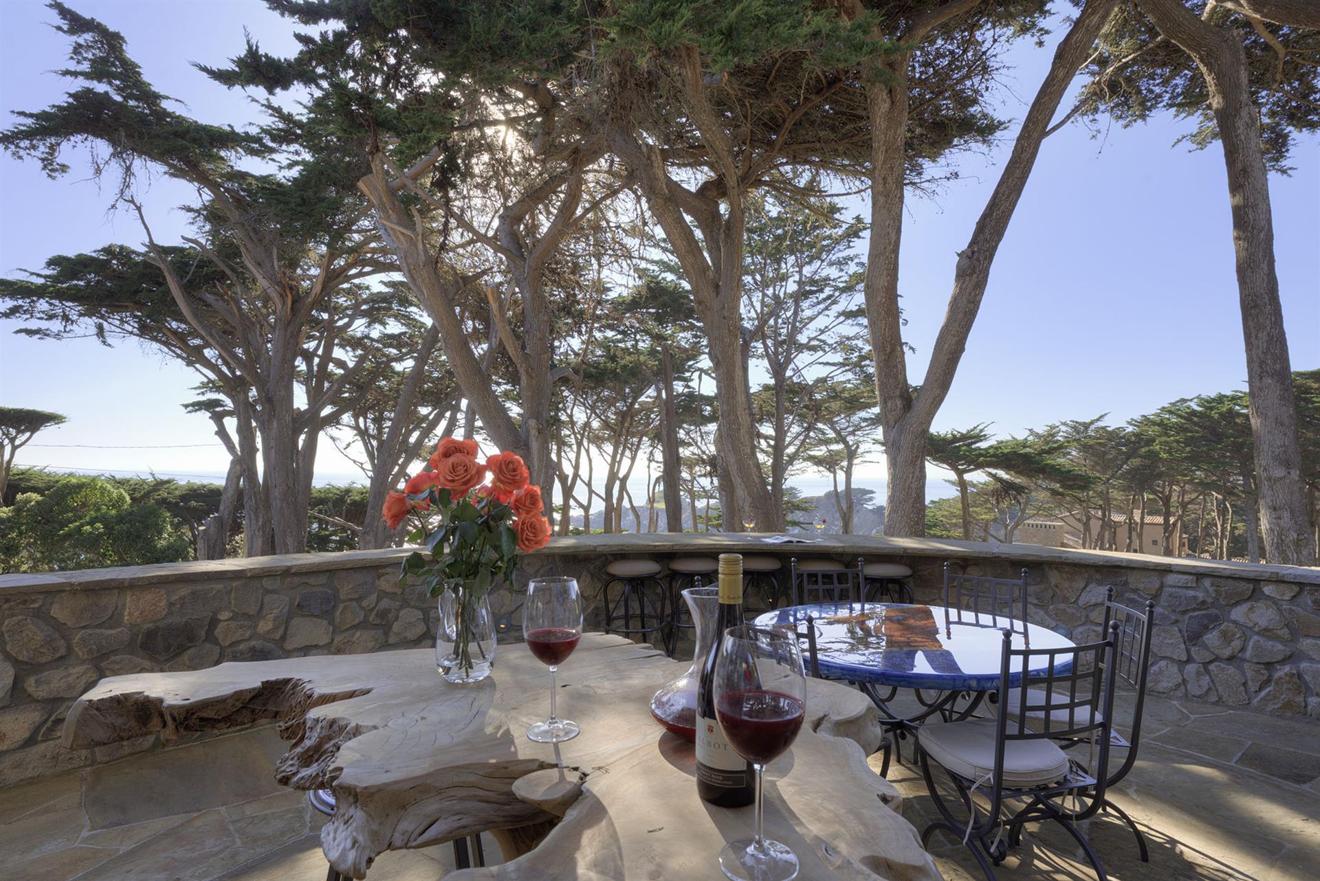 Spacious Patio with Ocean View Dining