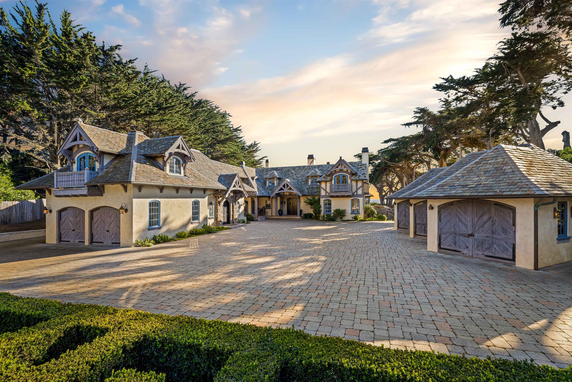 Entry Courtyard, Inside the Gated Property