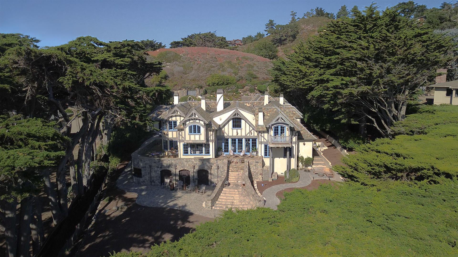 The Back Side of the Home Faces the Ocean