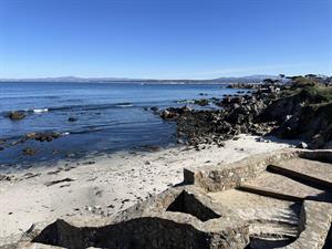 The Beachfront Area in Front of the Home