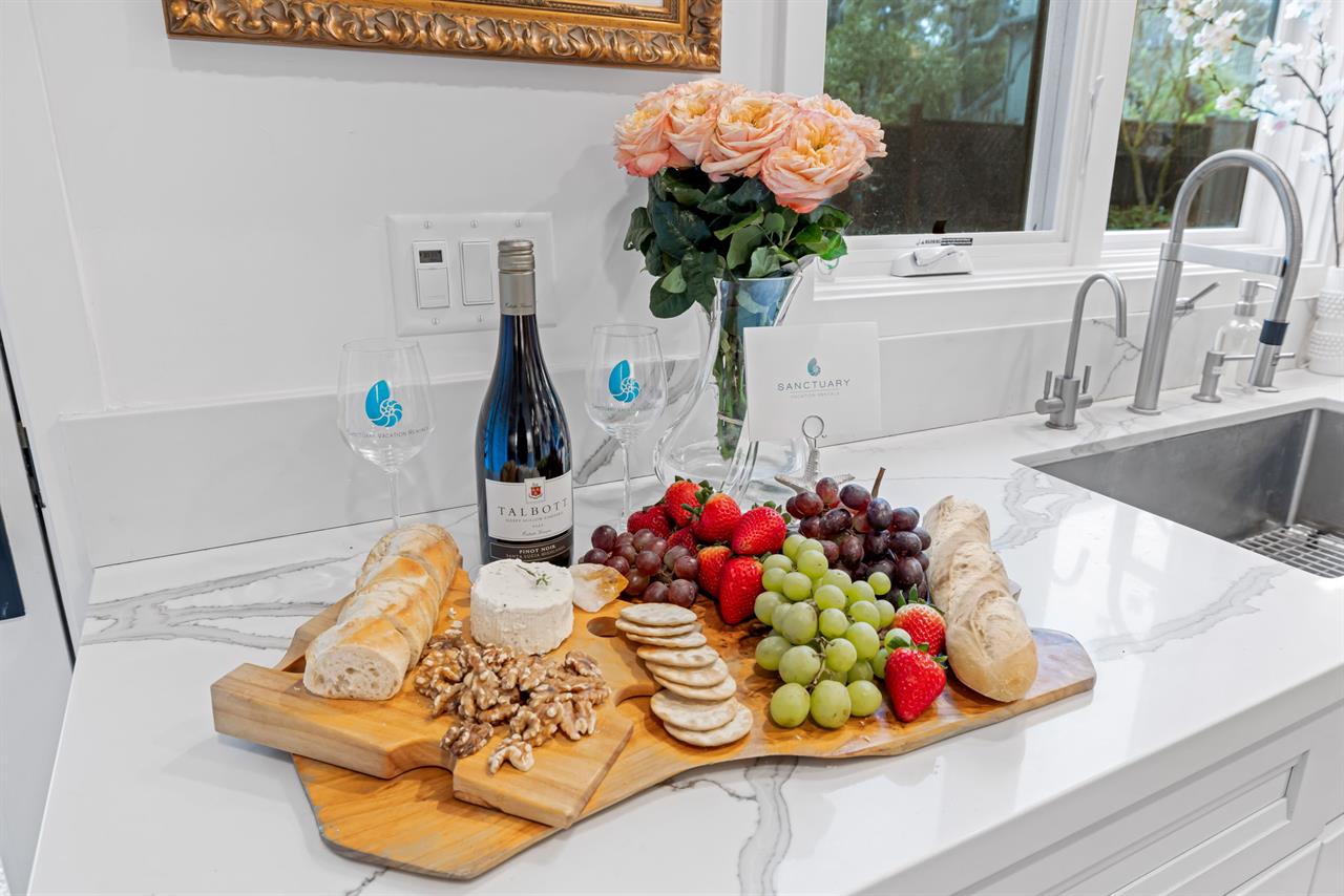 Wine and Cheese to Welcome You Just Add Bread and Fruit