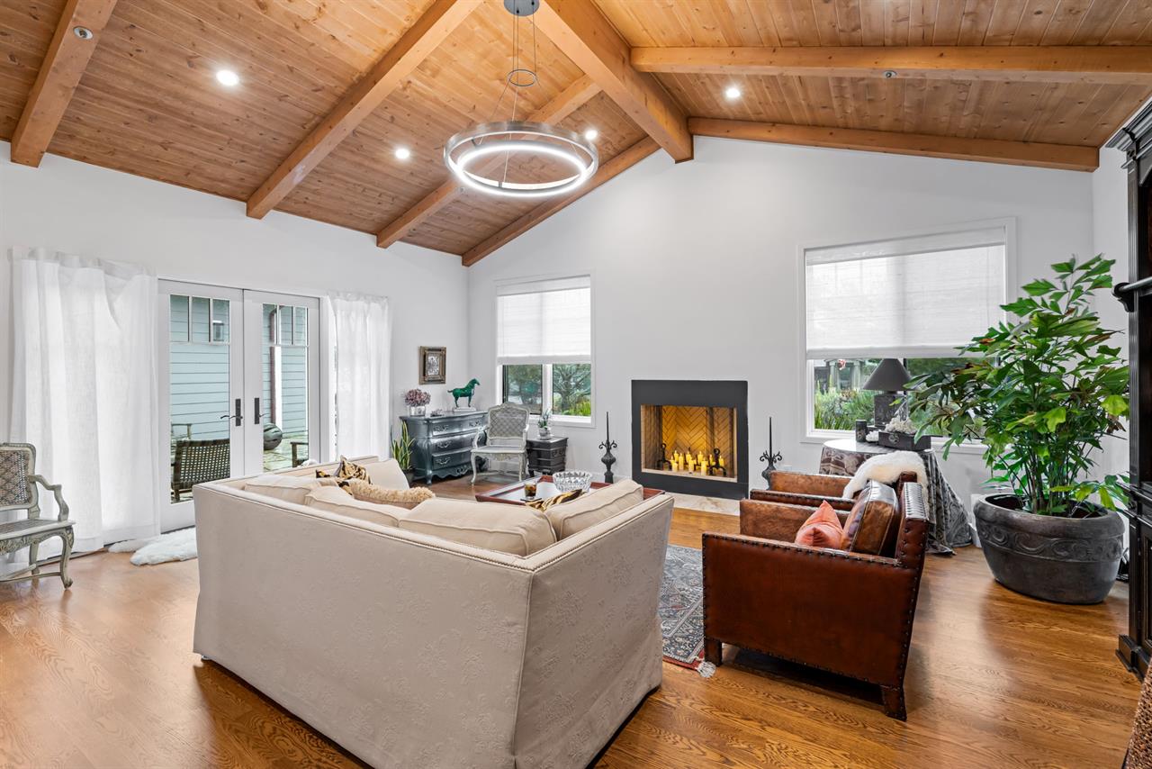 Family Room  Den has a CandleLit Fireplace