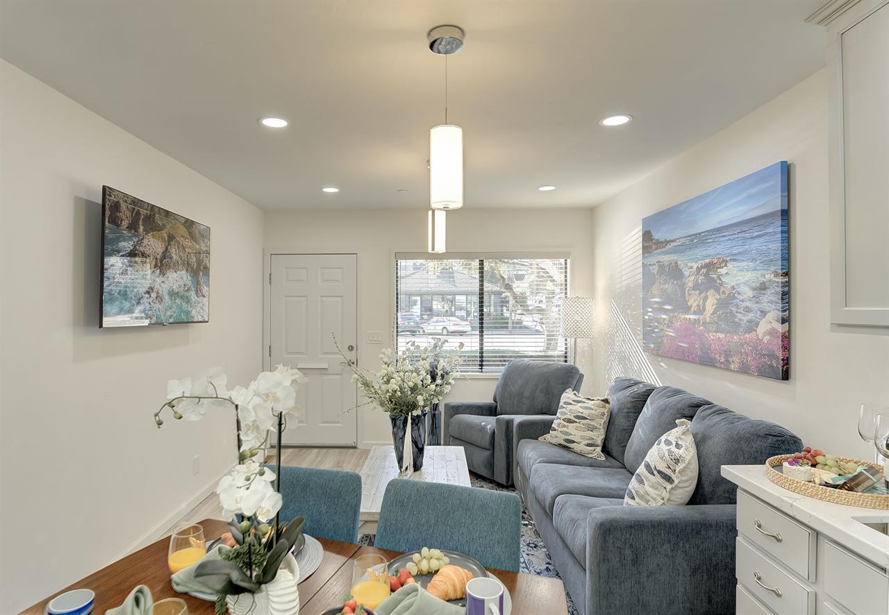 Living Room, Dining Area and Kitchen
