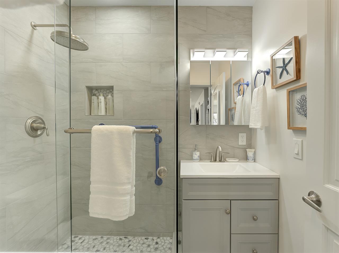 Bathroom has a Shower