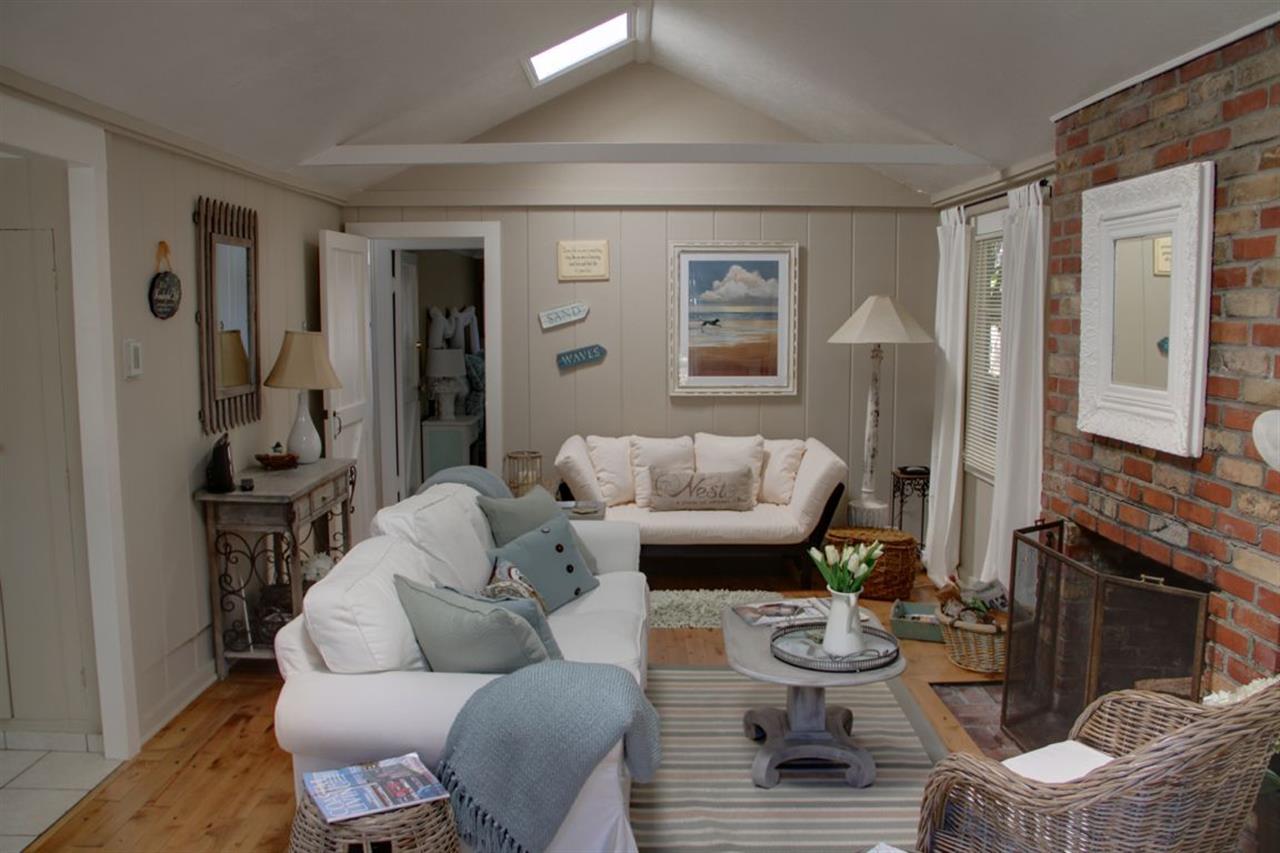 Cozy Living Room with WoodBurning Fireplace