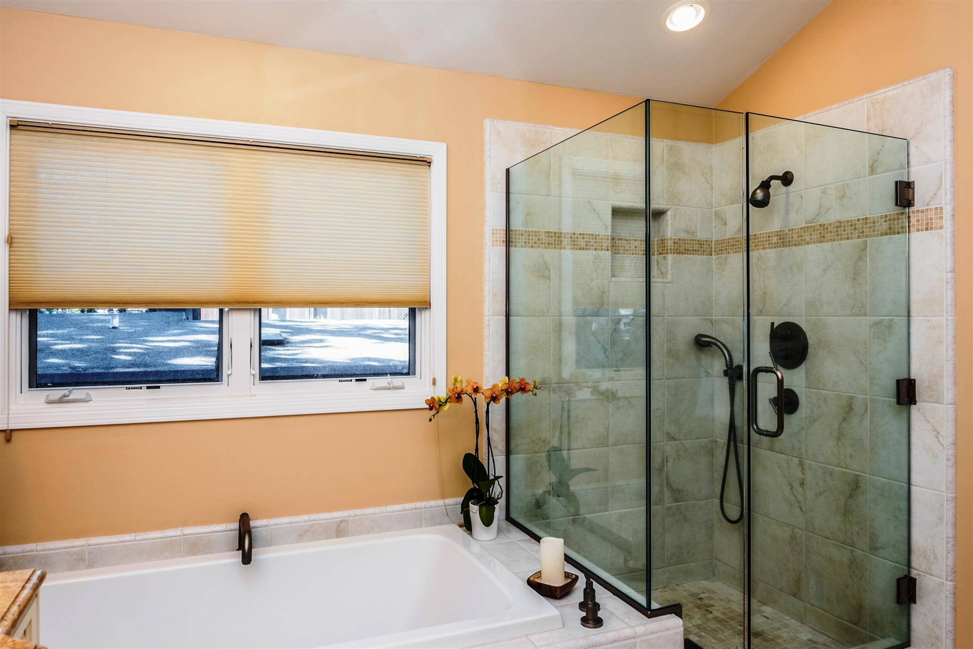 En Suite Bath with Shower and Separate Tub