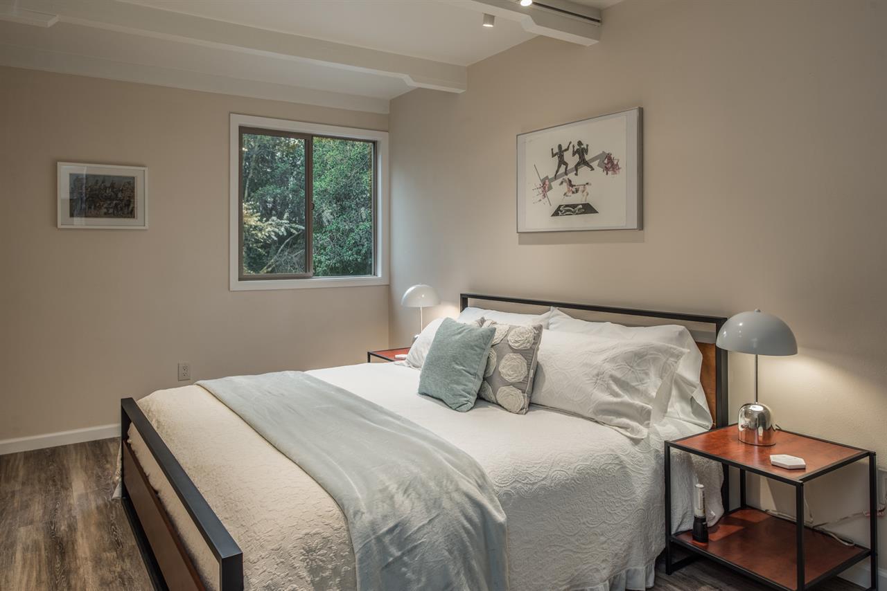 Bedroom has a King Bed