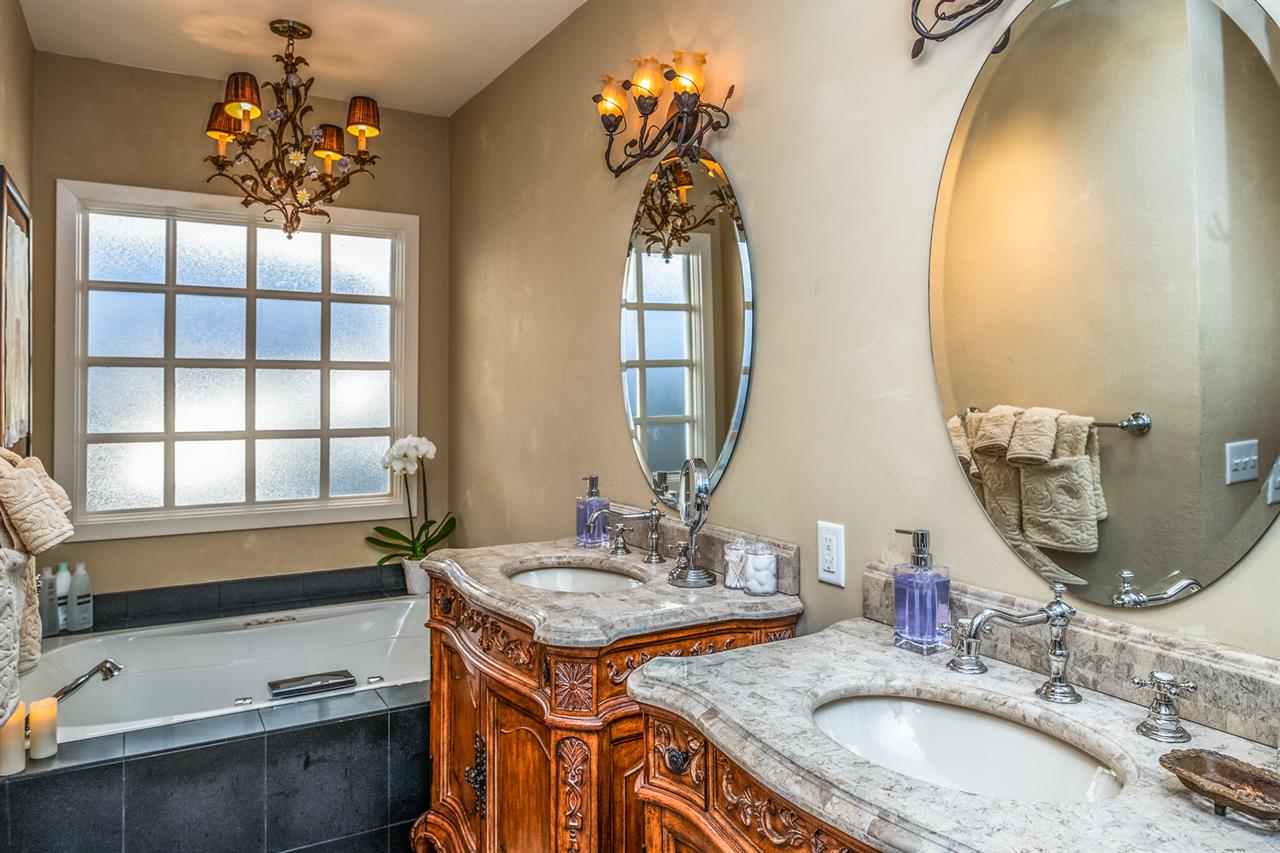 En Suite Bath with Shower and Jetted Tub