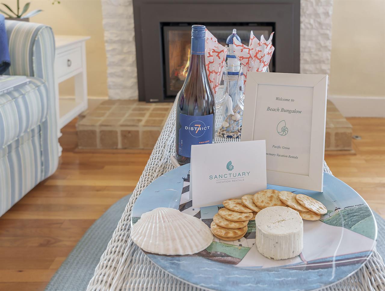 Wine and Cheese to Welcome You