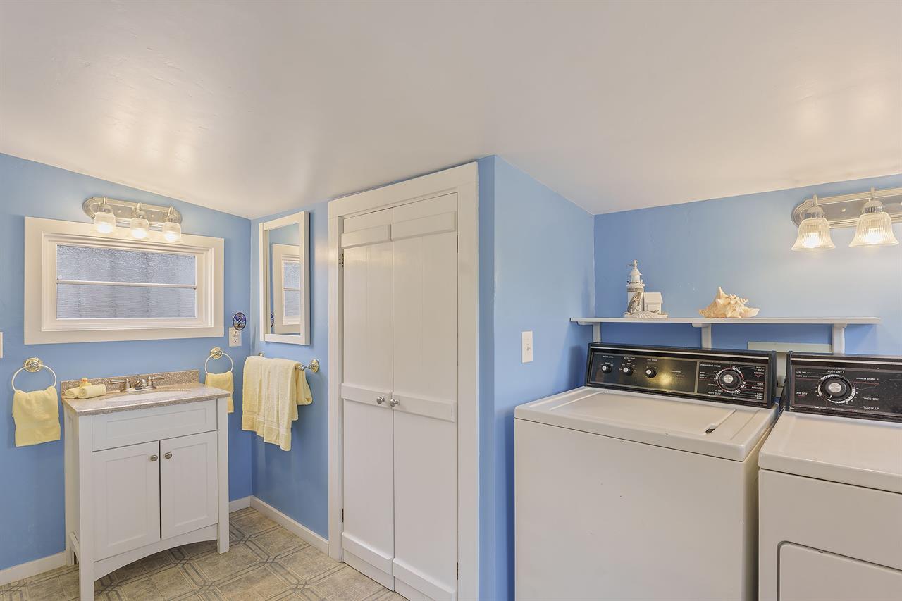Bathroom 2 with Shower  Laundry Room