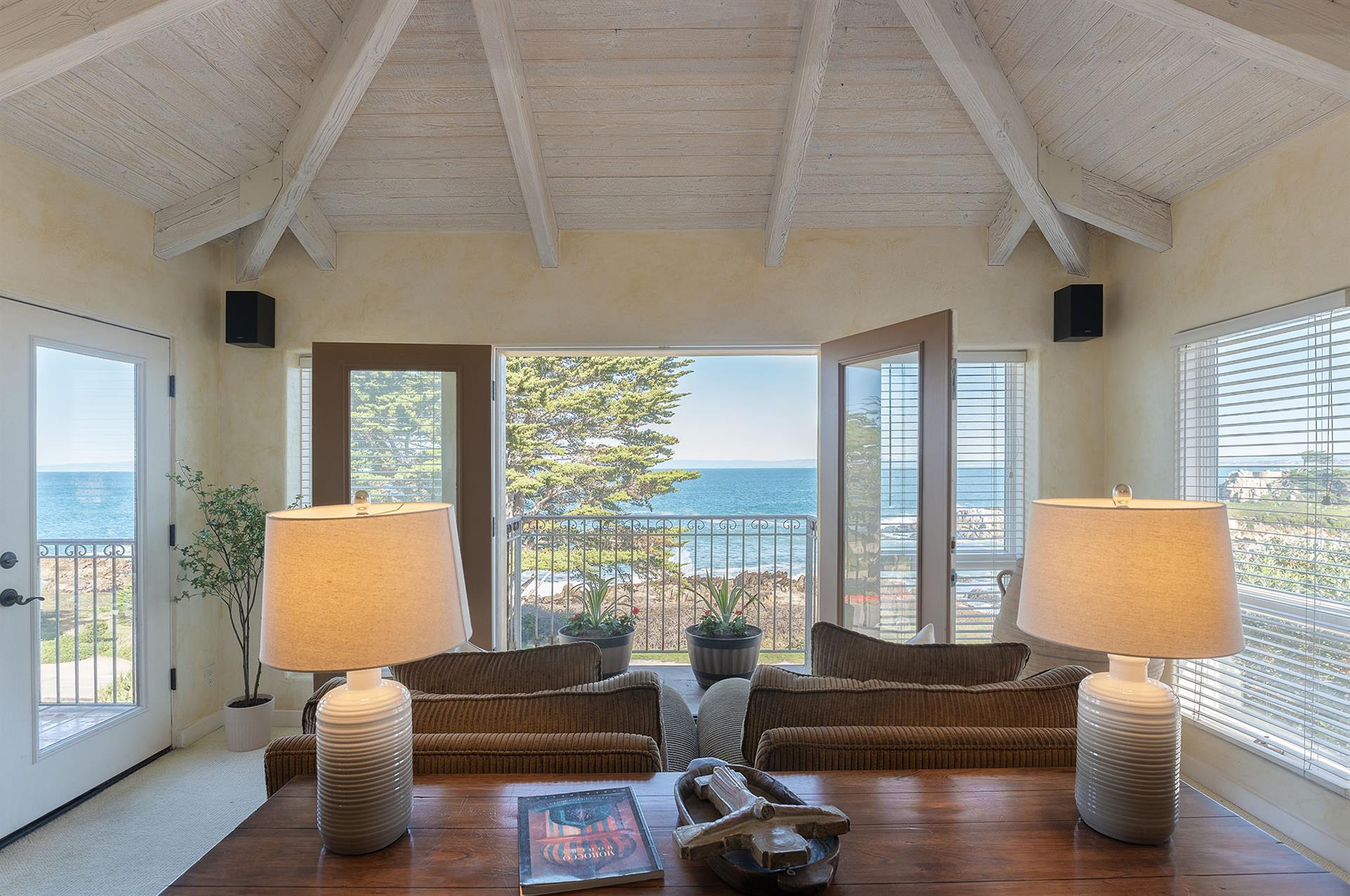 Living Room with Stunning Ocean Views