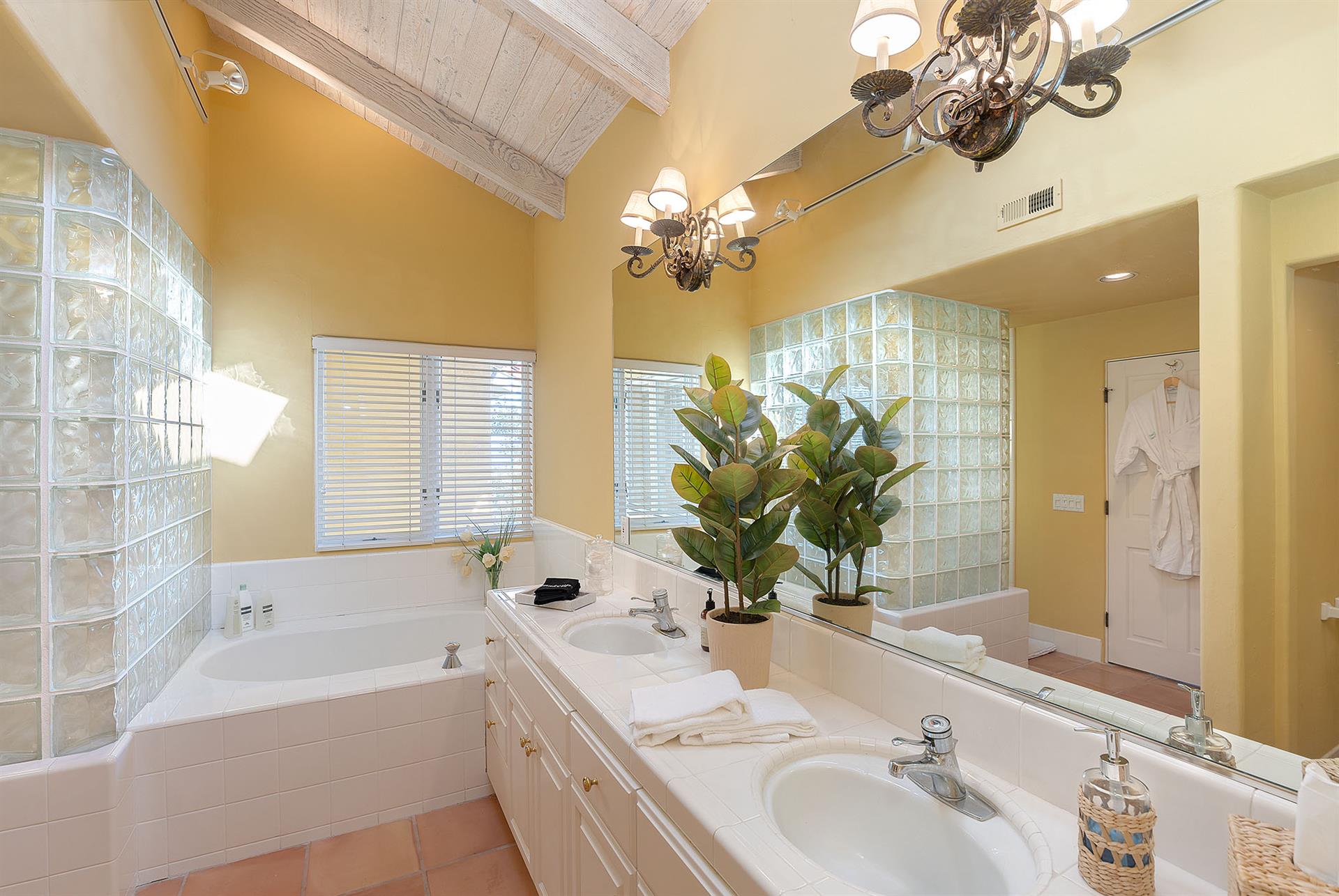 En Suite Bath with Shower and Separate Tub