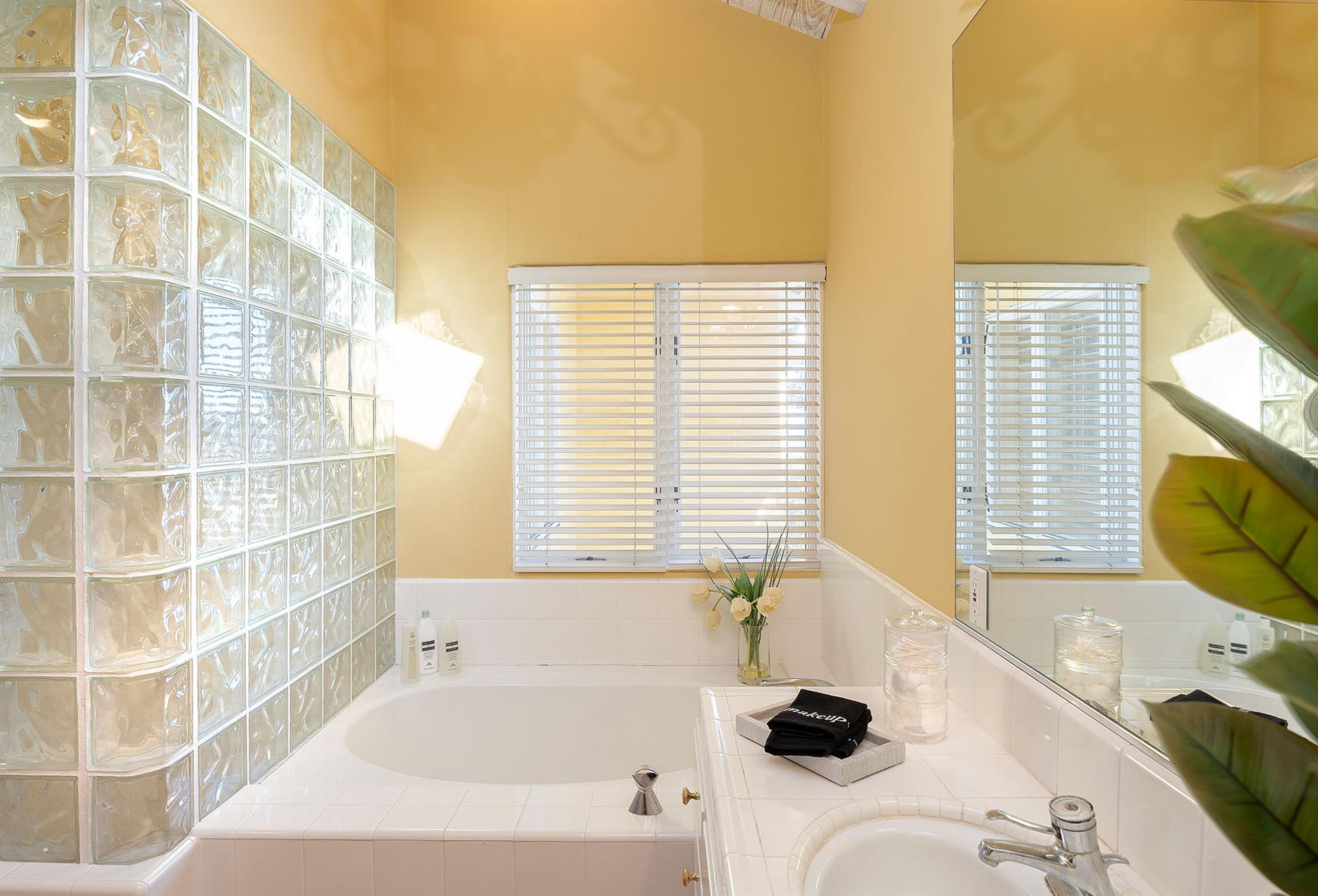 En Suite Bath with Shower and Separate Tub