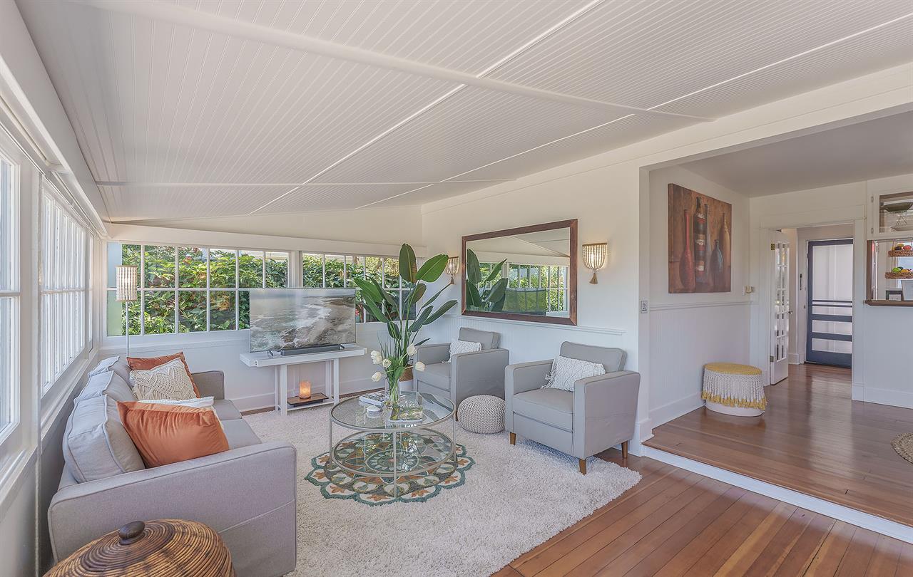 Living Room with HDTV