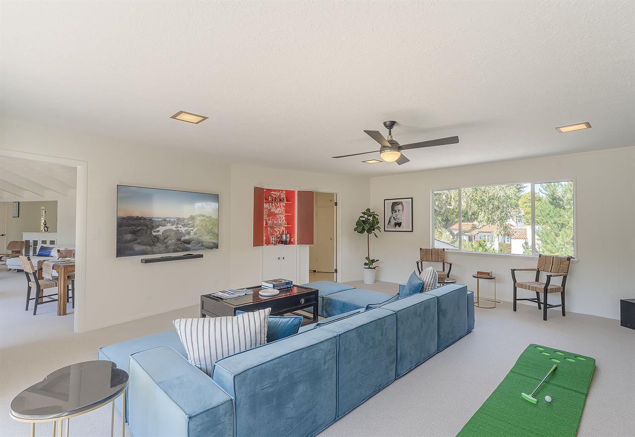 Family Room with HDTV