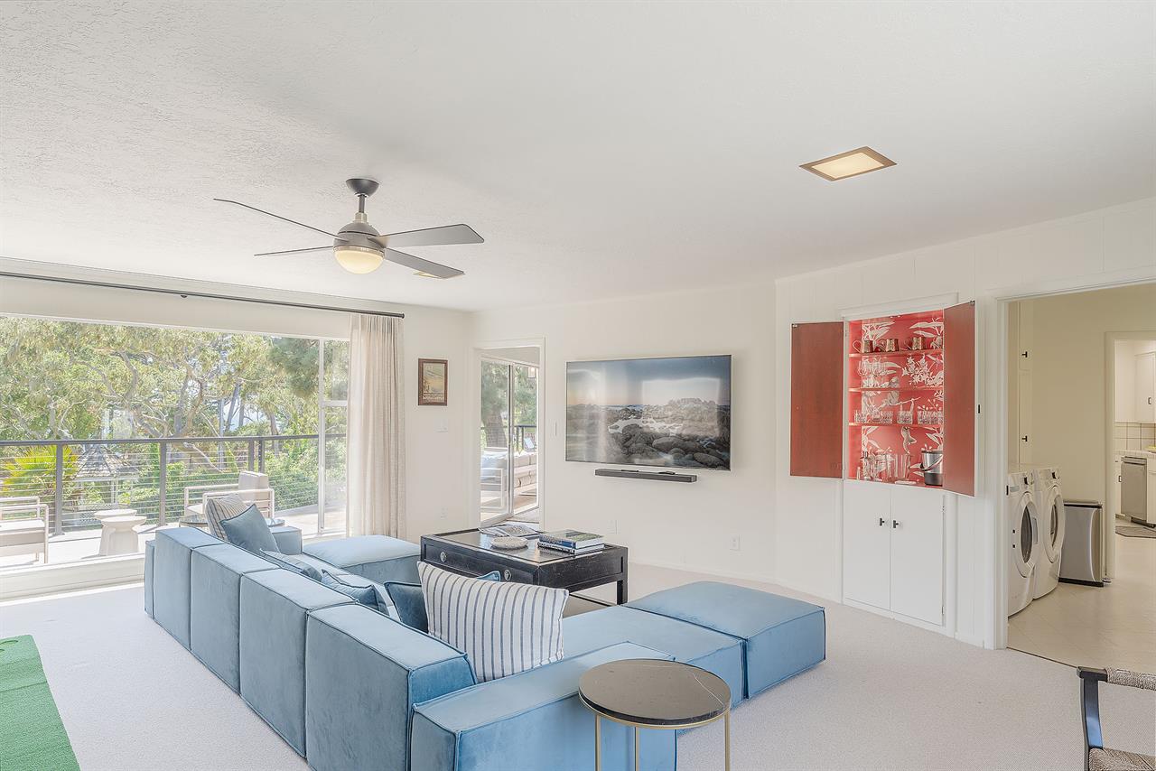 Family Room with HDTV