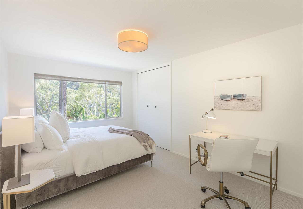 Bedroom 3  Queen Bed, Desk, En Suite Bath with a Shower