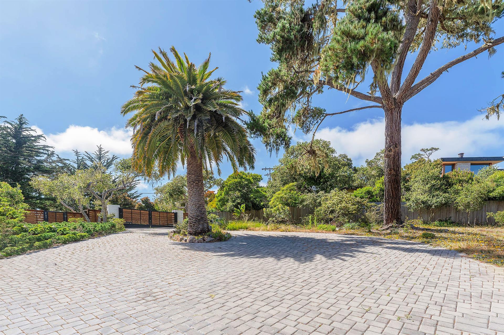 Spacious Gated Driveway Entrance