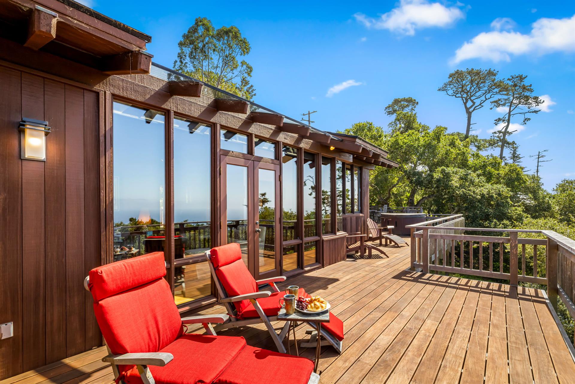 Ocean View Deck off of the Living, Dining and Family Rooms