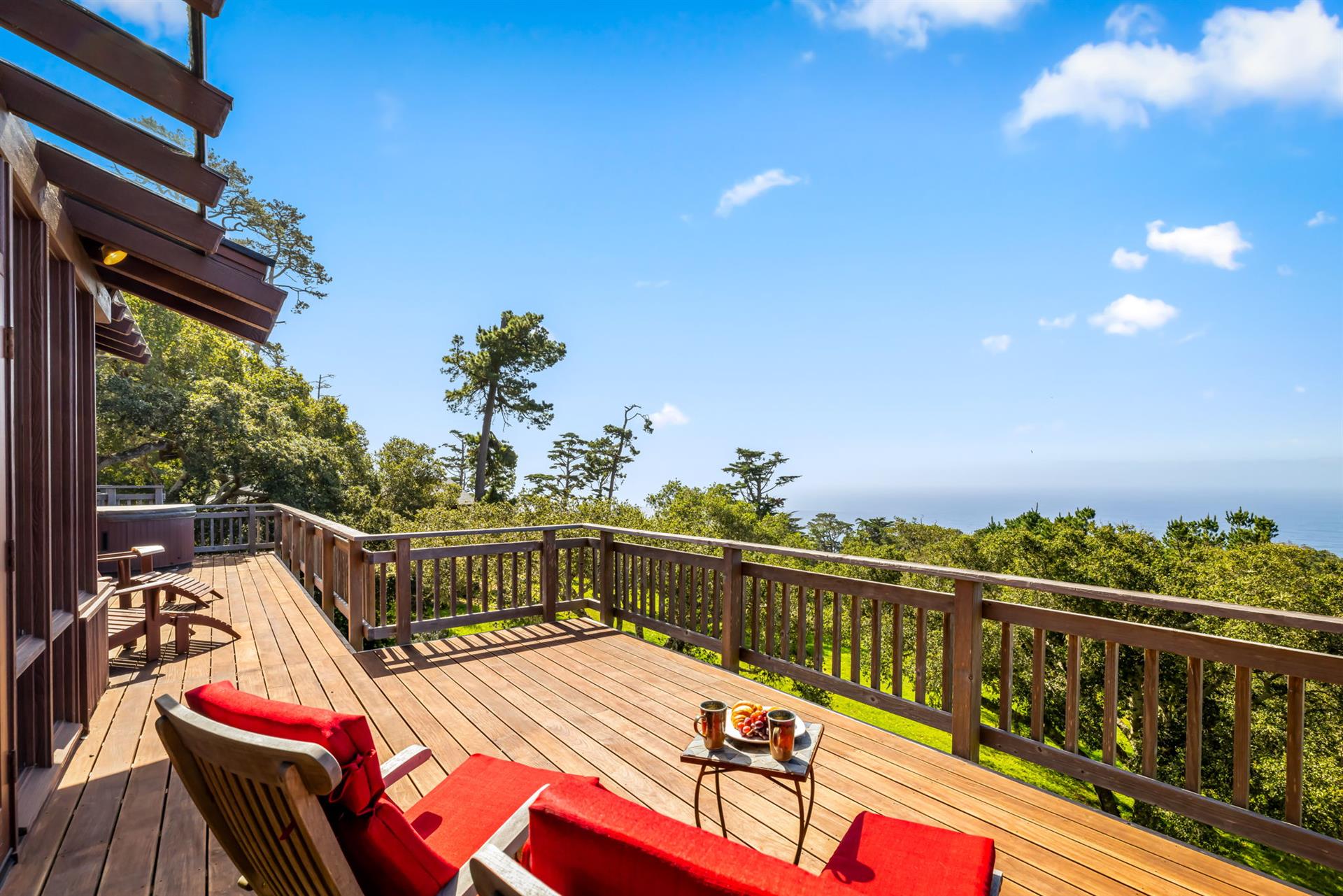Ocean View Deck off of the Living, Dining and Family Rooms