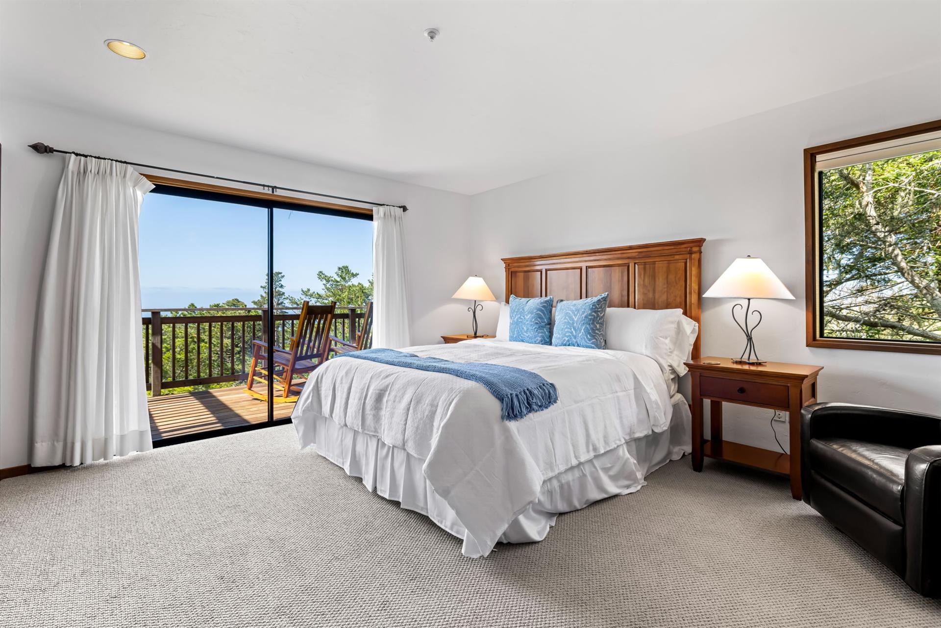 Bedroom 3  California King, Private Ocean View Balcony, Desk