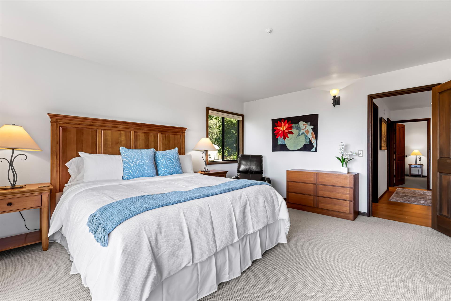 Bedroom 3  California King, Private Ocean View Balcony, Desk