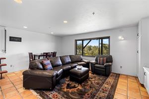Media Room with TV and Game Table