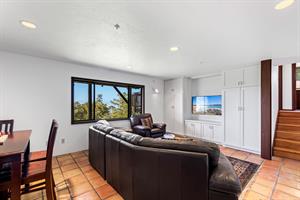 Media Room with TV and Game Table
