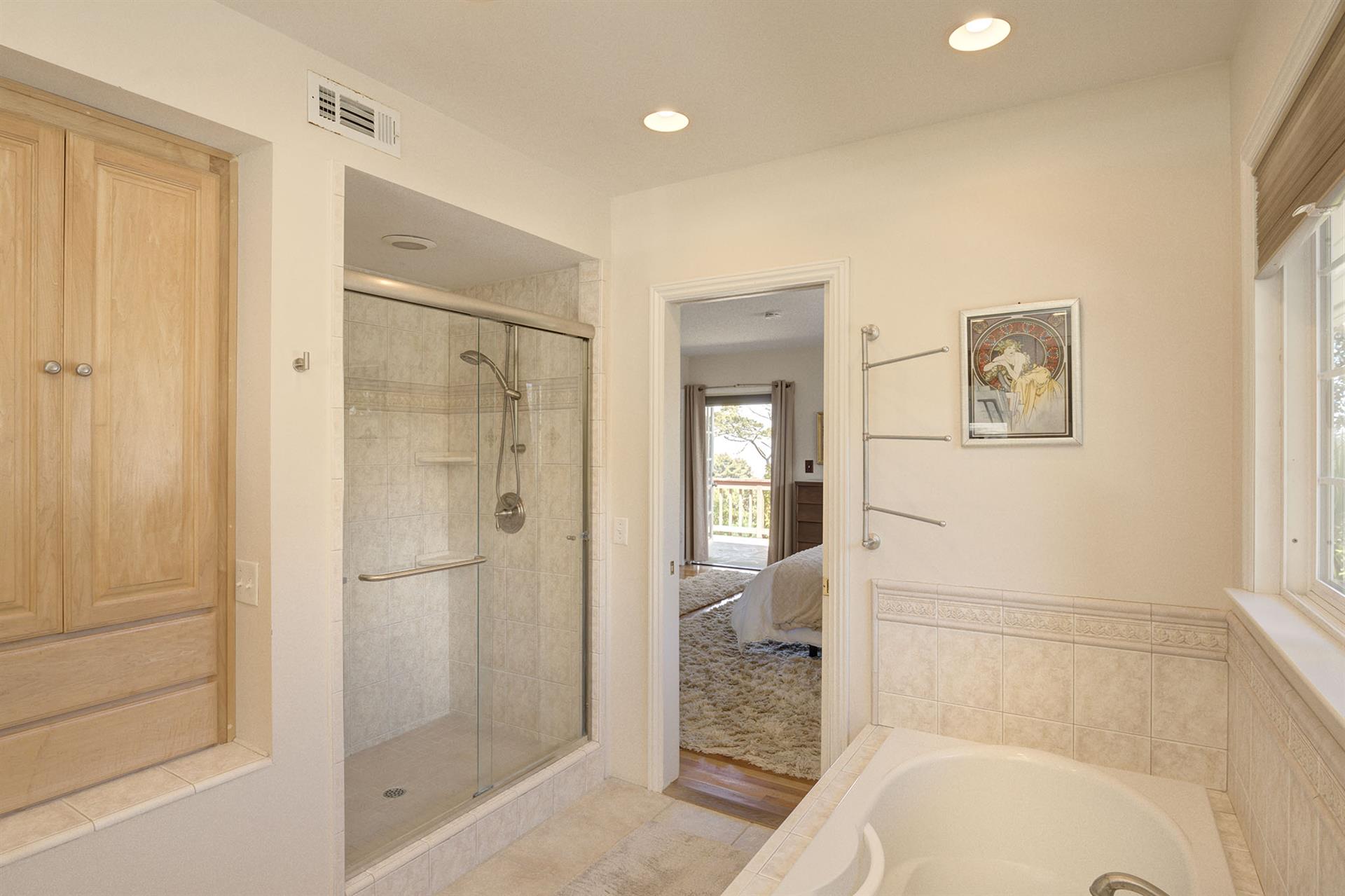 En Suite Bath with Shower and Separate Tub for Bedroom 1