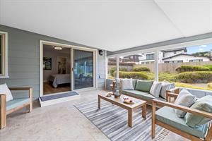 Spacious Sun Room  Family Room Opens to the Master Suite