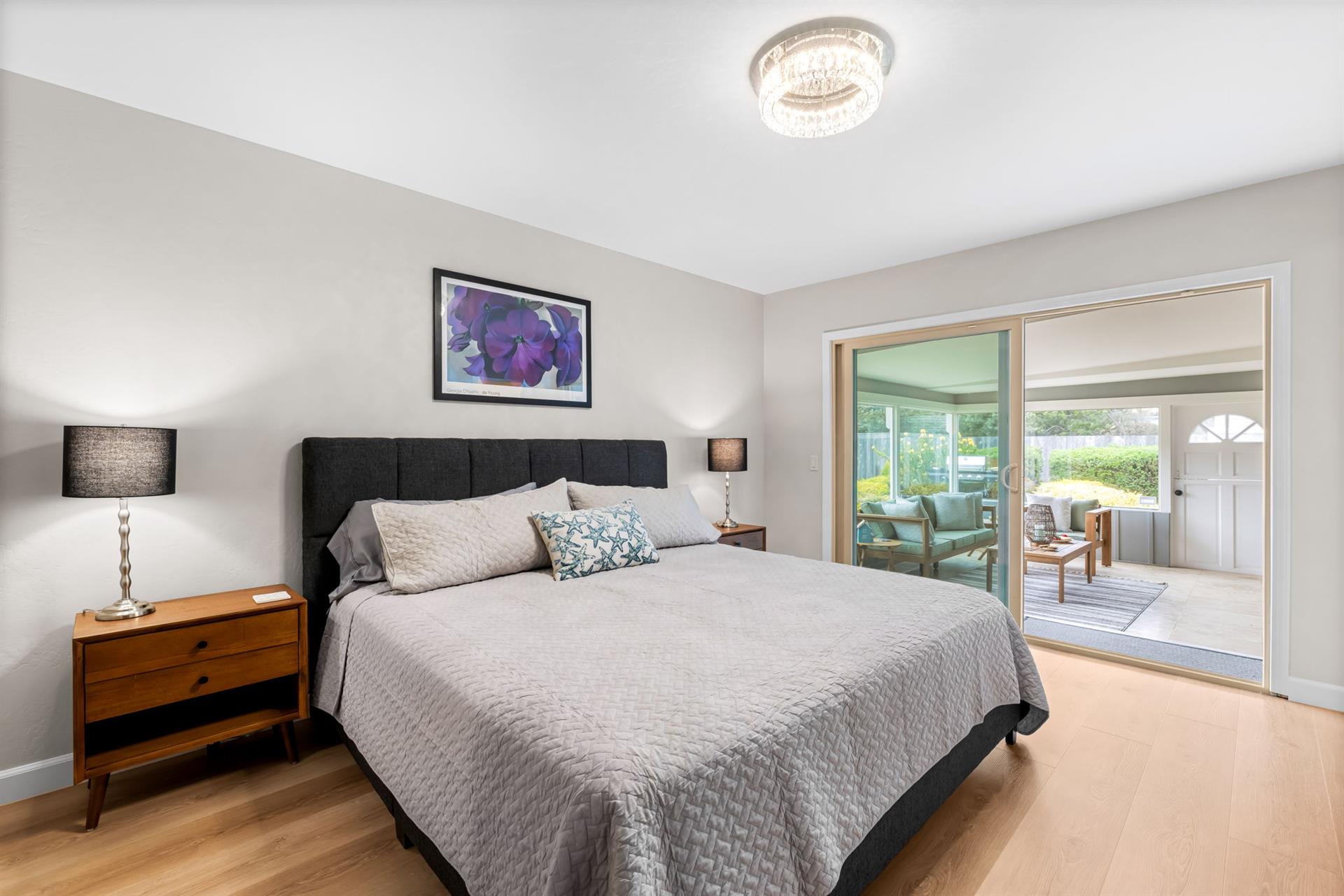 Bedroom 1 has Direct Access to the Sun Room  Family Room