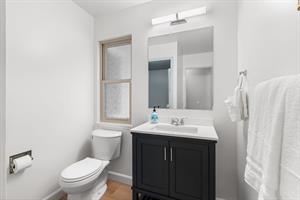 Shared Hall Bathroom has a Shower