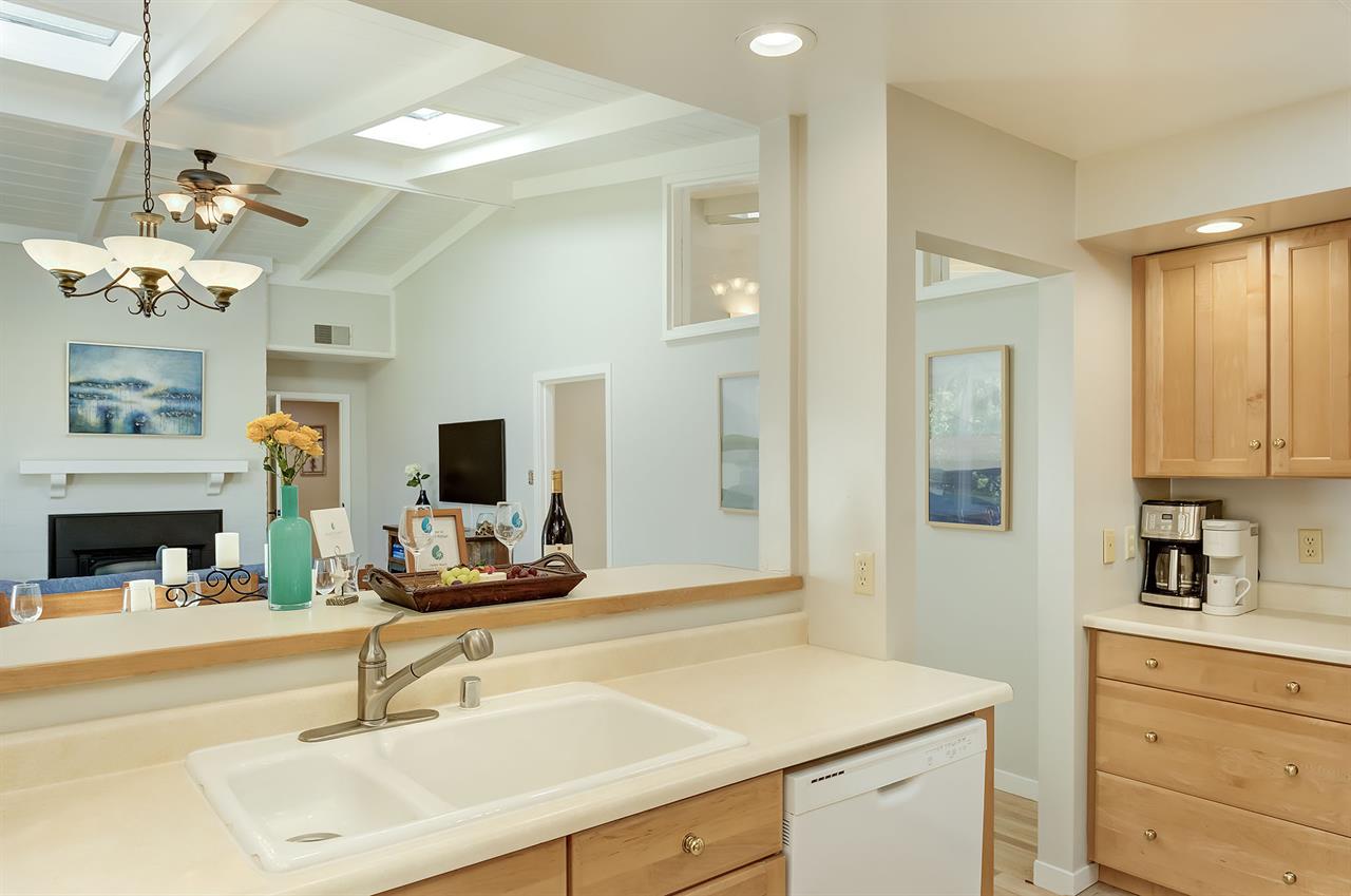 Fully Equipped Kitchen is Adjacent to the DiningFamily Room