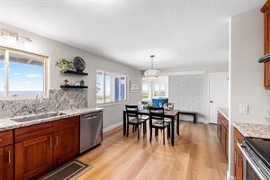 Fully Equipped Kitchen and Dining Area also with an Ocean View