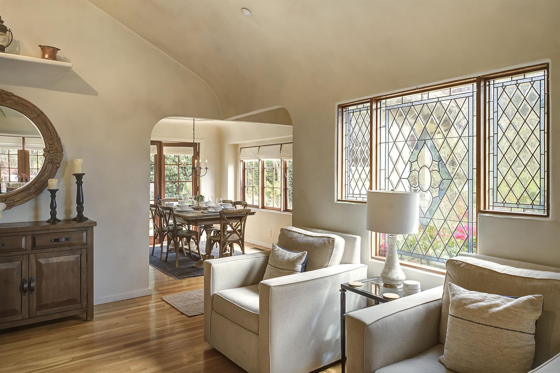 View from the Living Room to the Dining Room