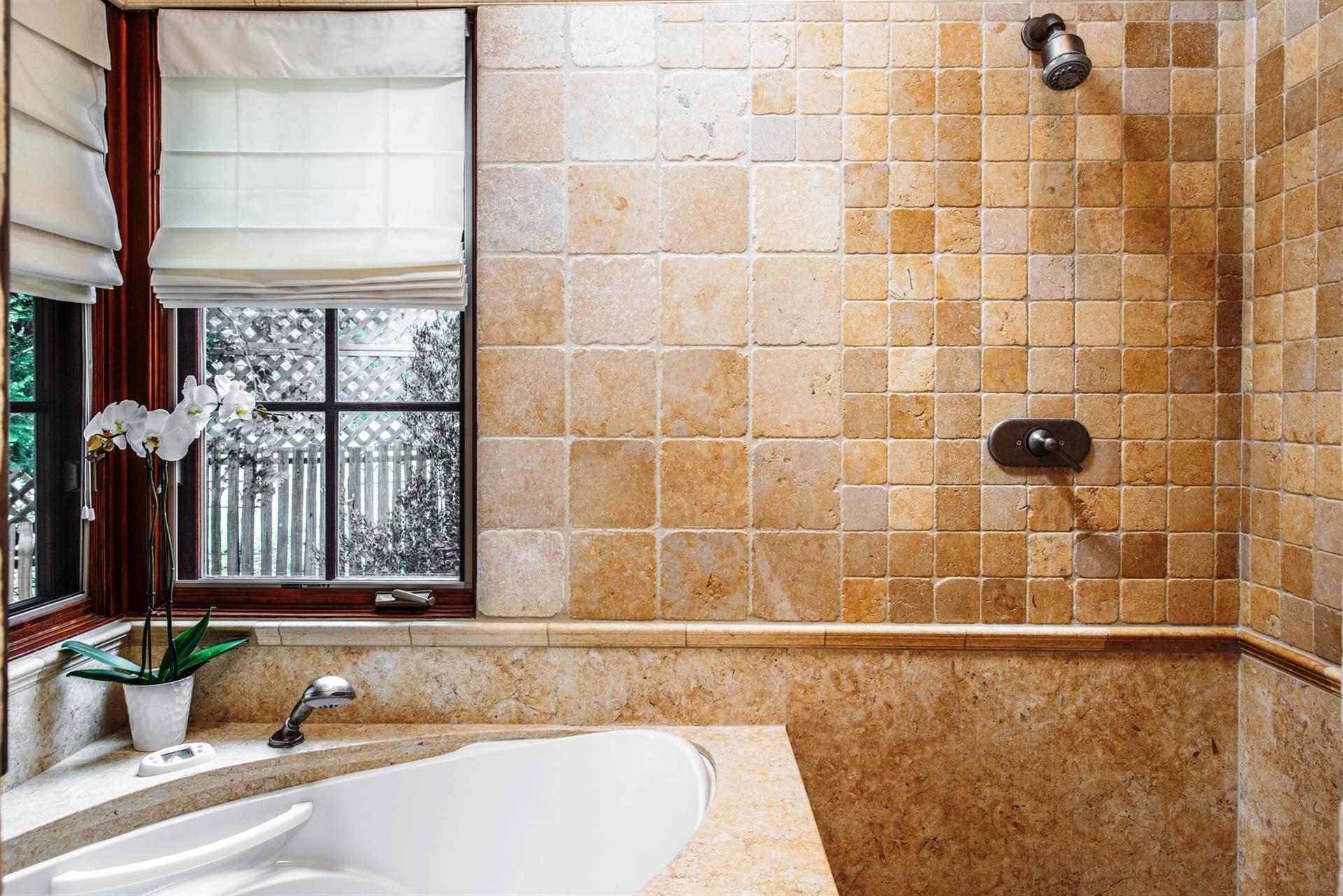 En Suite Bath  Jetted Tub, Separate Shower, Heated Floors