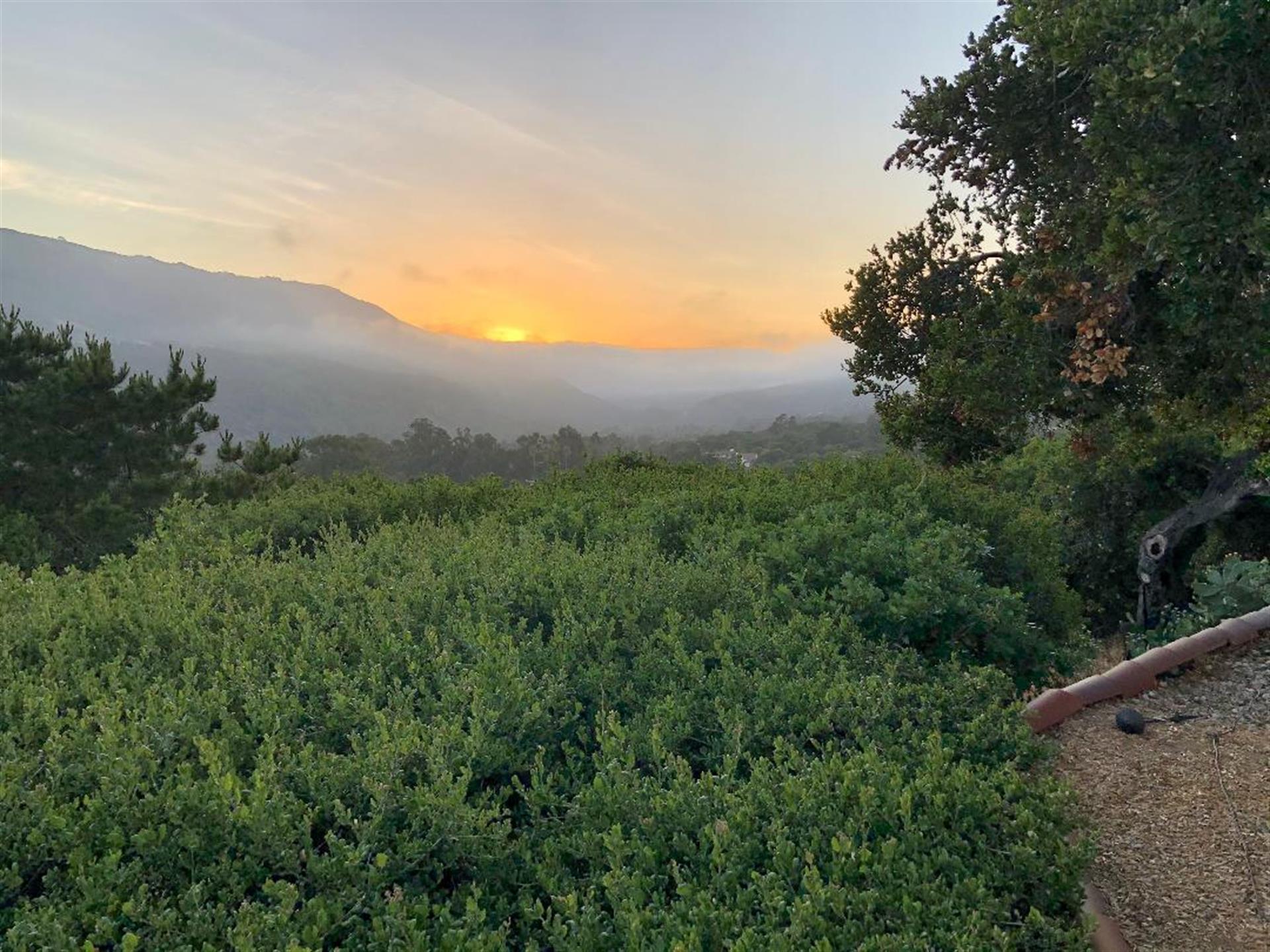 Relaxing Sunset View of the Carmel Valley