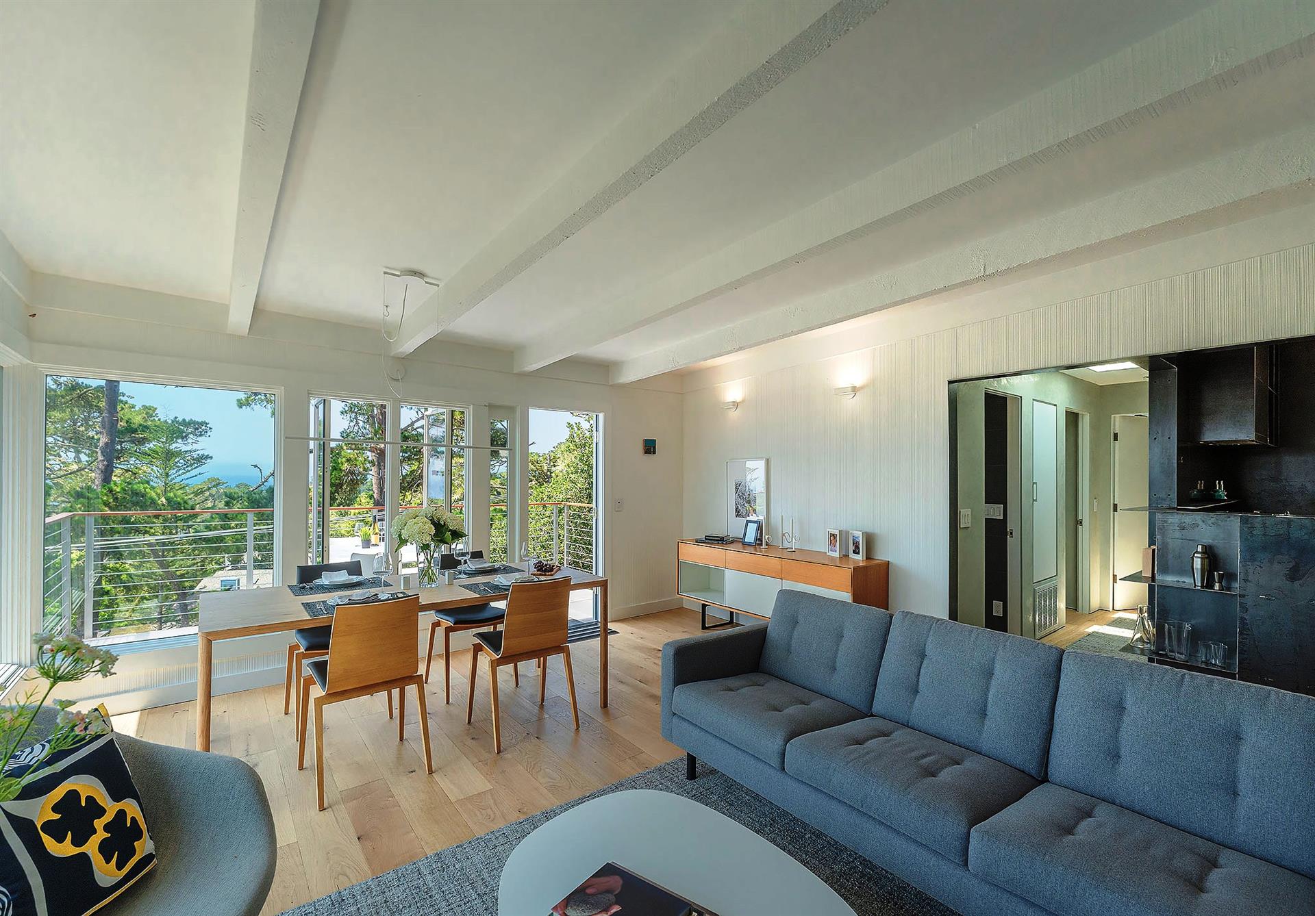 OpenConcept Living  Dining Room with Ocean View