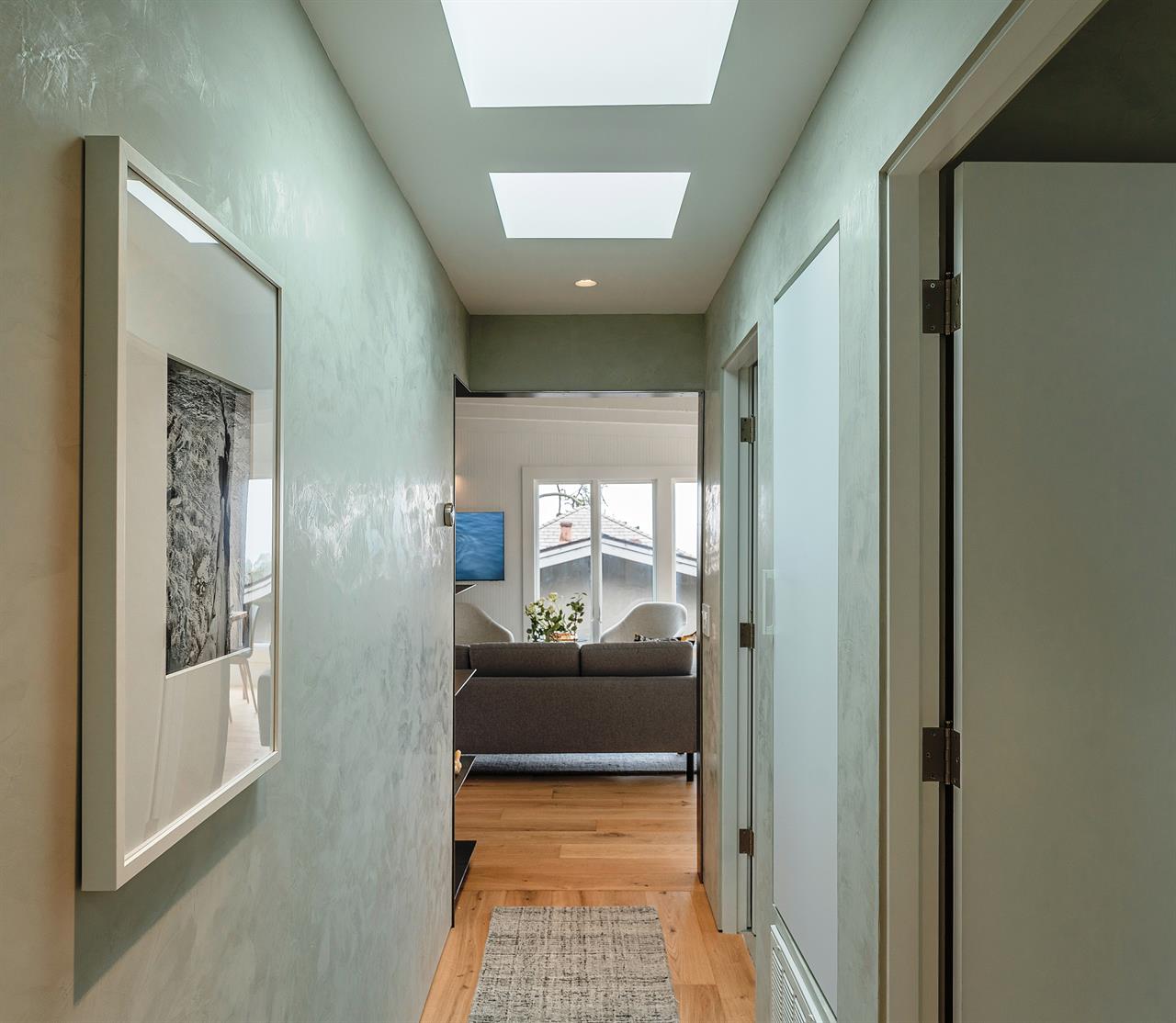 Skylights and Windows Flood the Home wiht Natural Light
