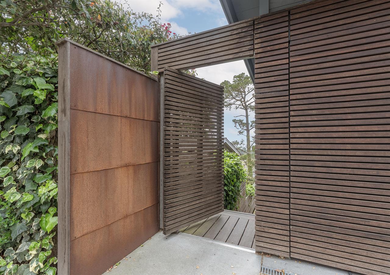 Entrance to the Downstairs Guest Suite from the Driveway