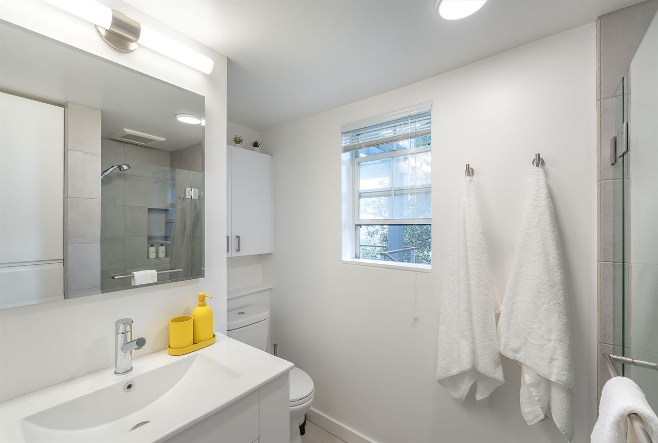 Guest Suite has a Bathroom with a Shower