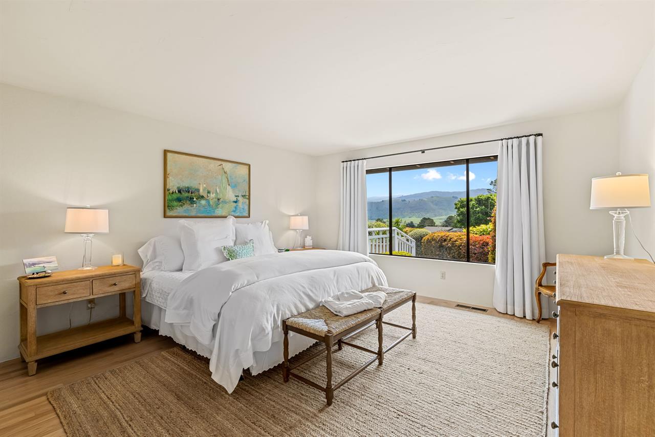 Primary Suite has a King Bed, Lovely Views and EnSuite Bath